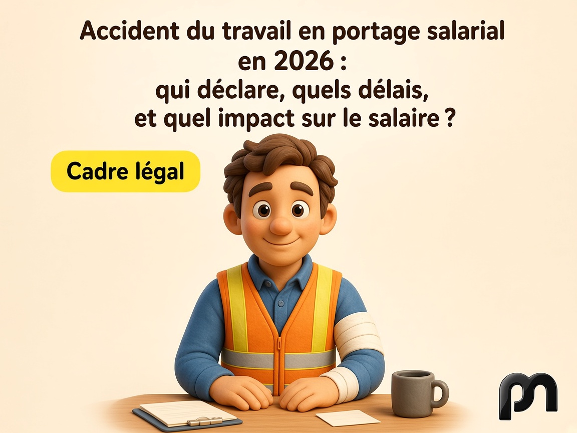 Accident du travail en portage salarial en 2026 : qui déclare, quels délais, et quel impact sur le salaire ?