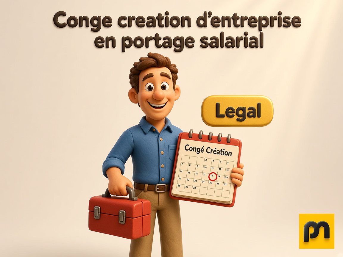 Congé création d'entreprise en portage salarial : règles 2026