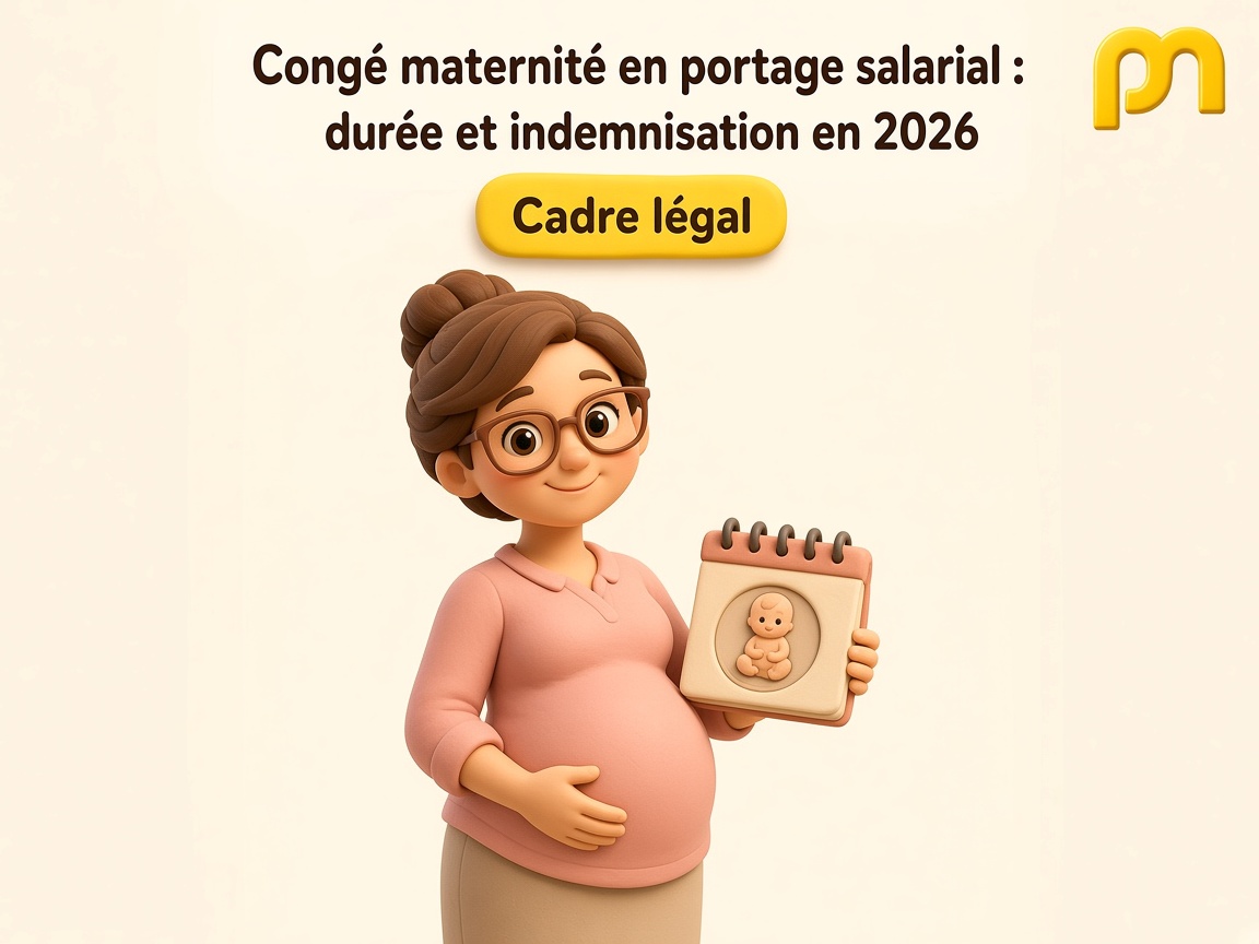 Congé maternité en portage salarial : durée et indemnisation en 2026