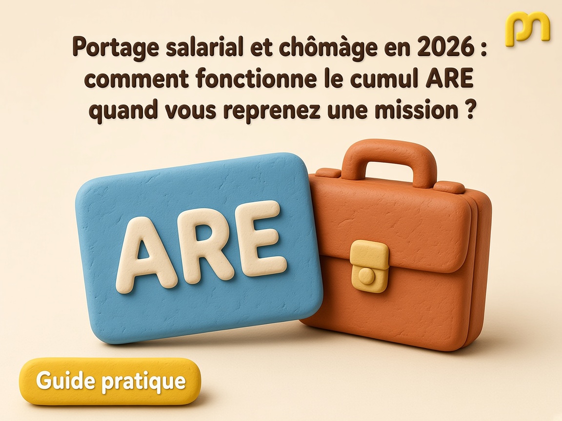 Portage salarial et chômage en 2026 : comment fonctionne le cumul ARE quand vous reprenez une mission ?