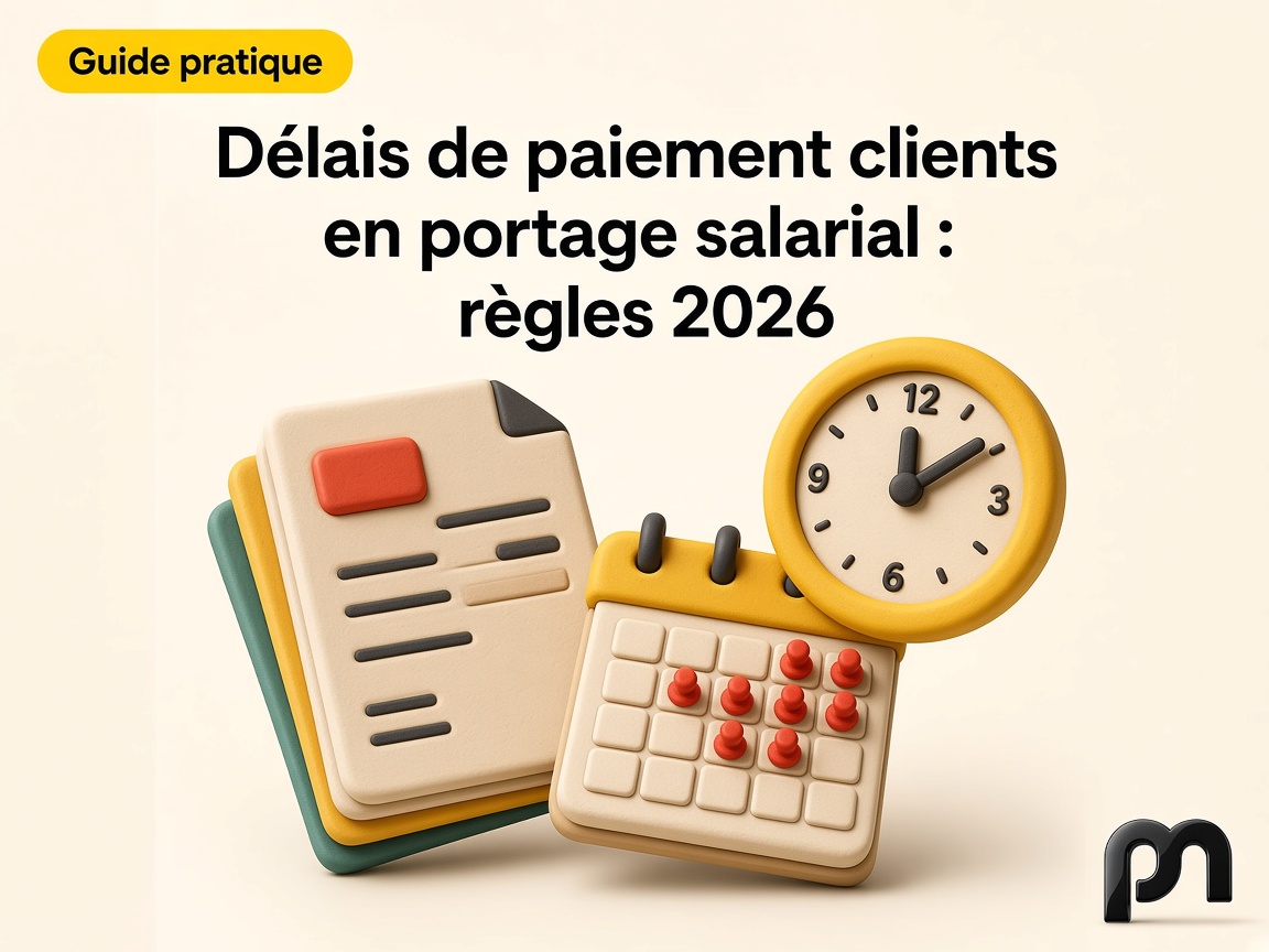 Délais de paiement clients en portage salarial : règles 2026