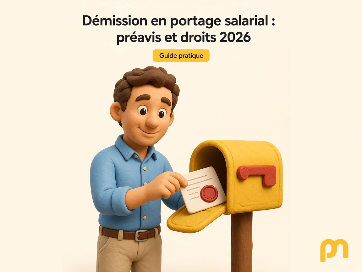 Démission en portage salarial : le guide pratique 2026