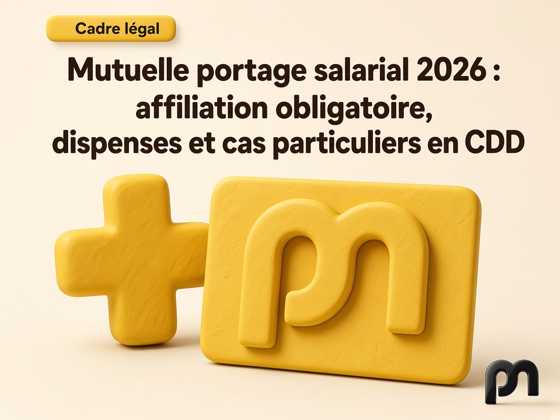 Mutuelle portage salarial 2026 : affiliation obligatoire, dispenses et cas particuliers en CDD