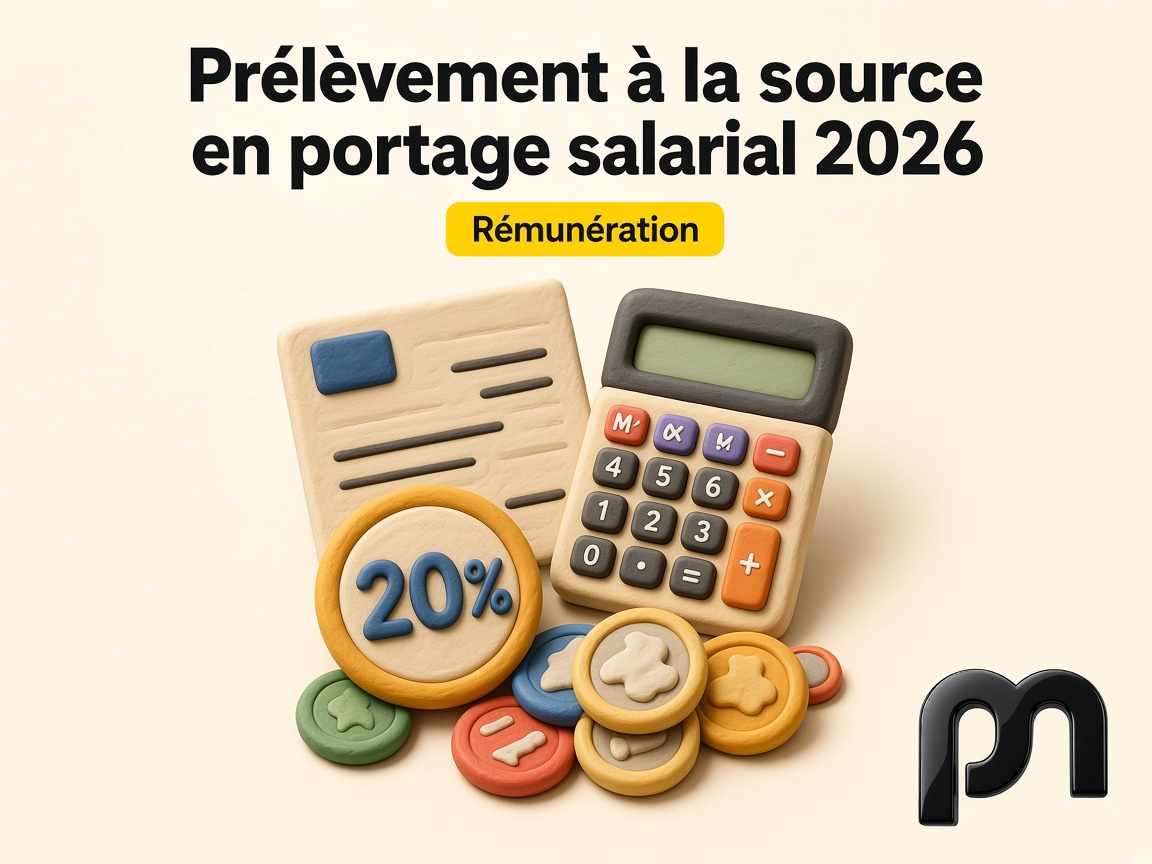 Prélèvement à la source en portage salarial : comprendre sa fiche de paie en 2026