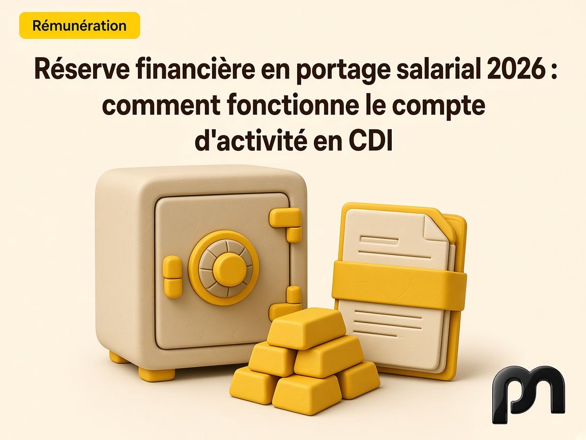 Réserve financière en portage salarial 2026 : comment fonctionne le compte d’activité en CDI