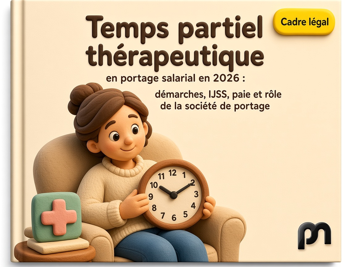 Temps partiel thérapeutique en portage salarial en 2026 : démarches, IJSS, paie et rôle de la société de portage
